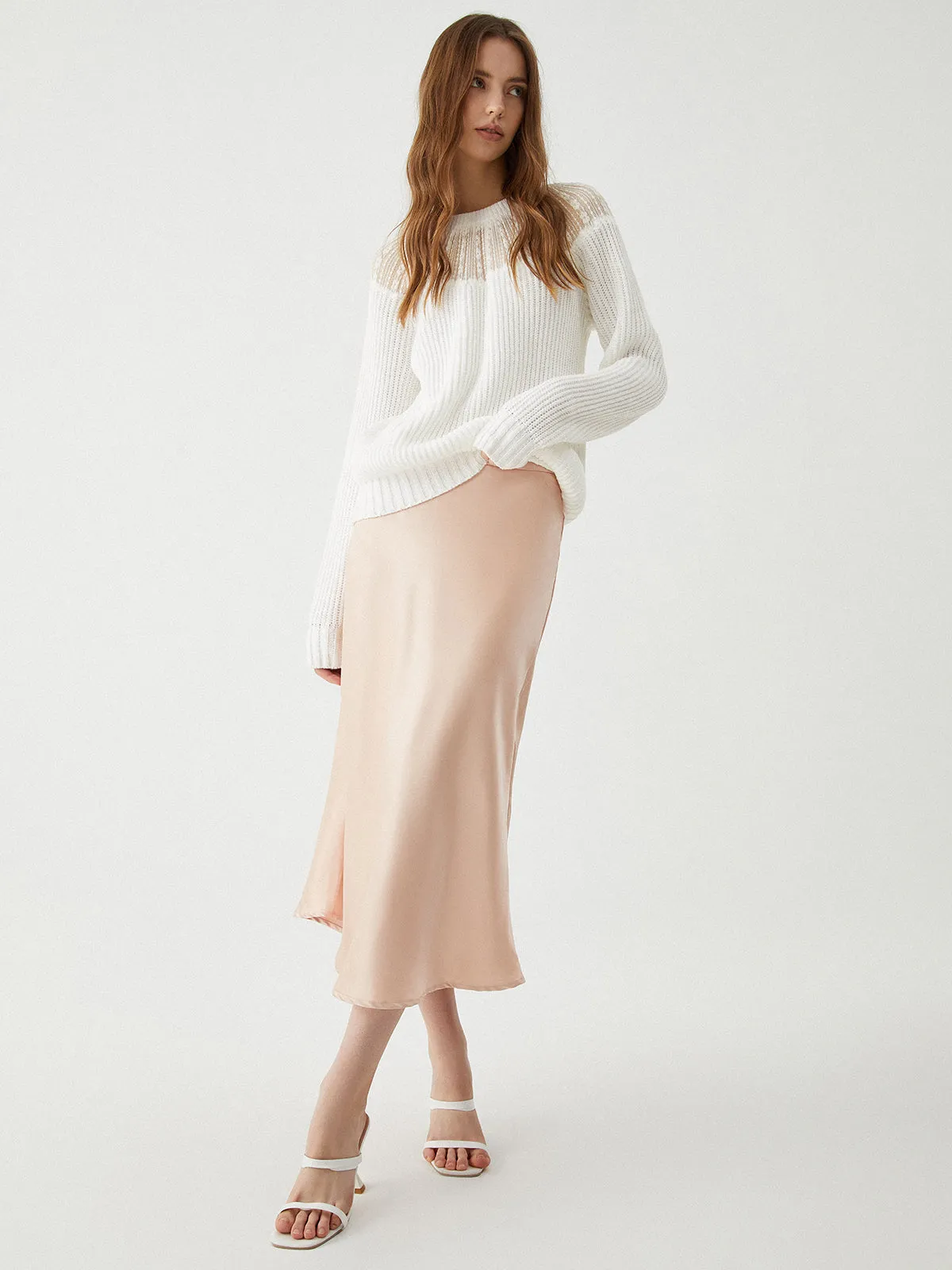 Lace Patchwork Raglan Sweater sold by COMMENSE product image thumbnail 2