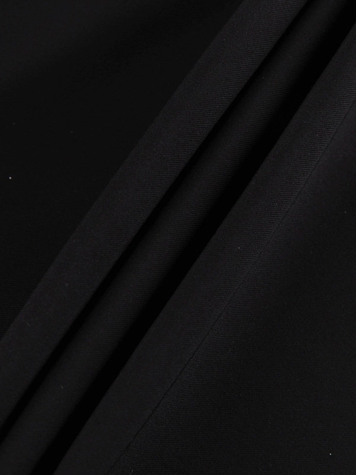 Foldover Waistband Wide Leg Pants sold by COMMENSE product image thumbnail 5