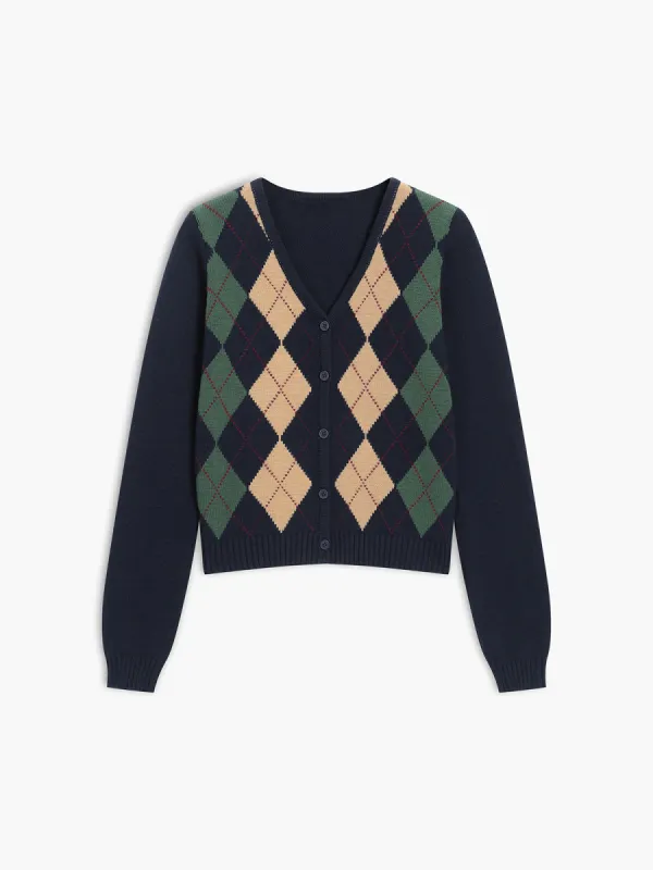 Diamonds Cardigan sold by COMMENSE