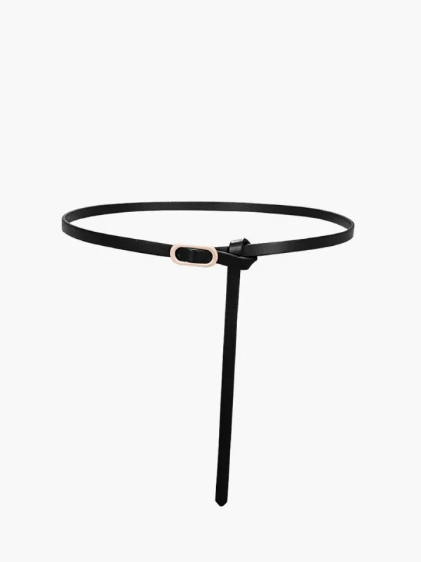 Knot Thin Waist Belt sold by COMMENSE