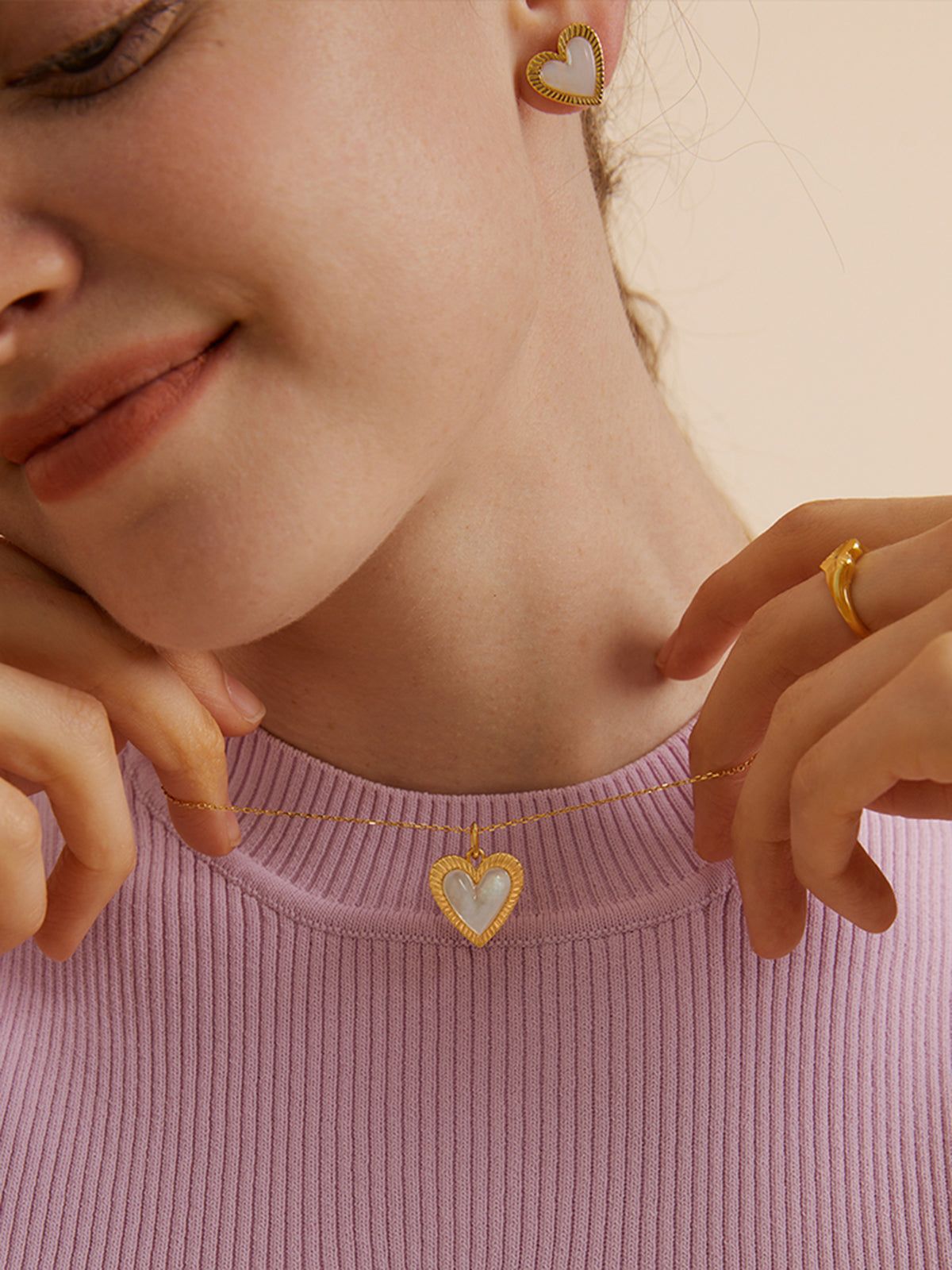 Detachable Hearts Earrings sold by COMMENSE product image thumbnail 2