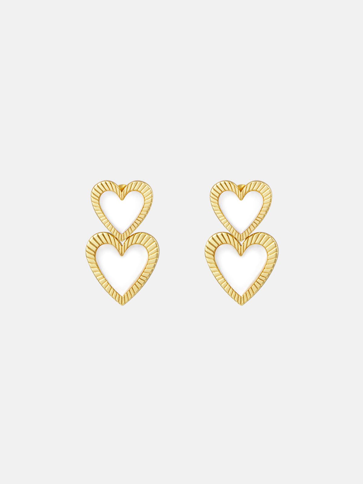Detachable Hearts Earrings sold by COMMENSE product image thumbnail 3