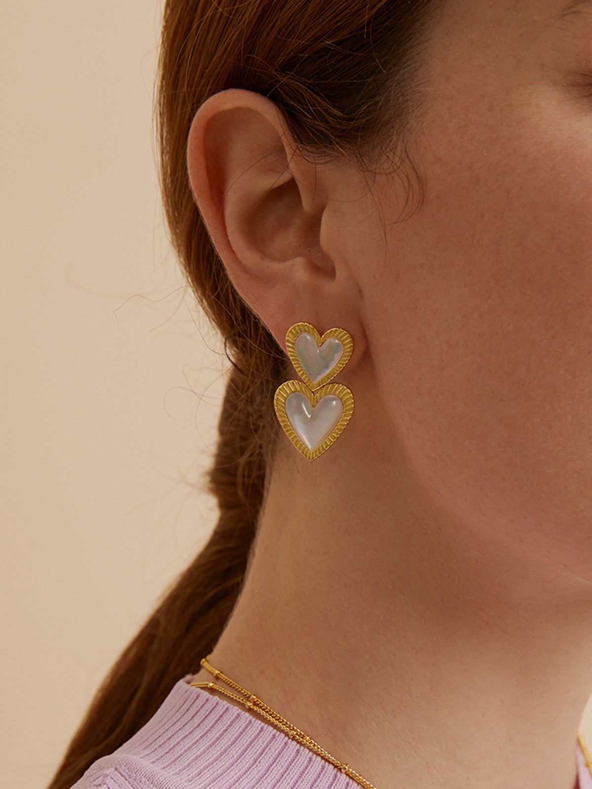Detachable Hearts Earrings sold by COMMENSE