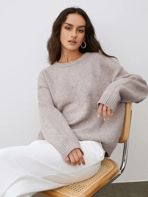 Lightweight Cloud Weather Pullover Sweater sold by COMMENSE