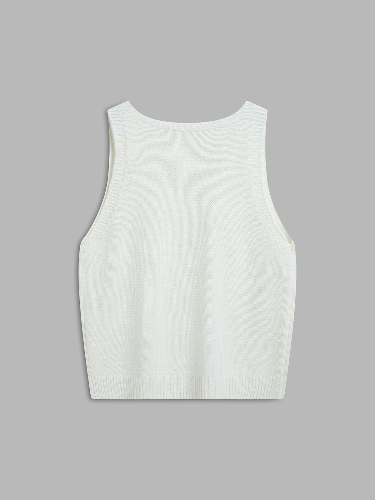 Snowflake Sweater Vest sold by COMMENSE product image thumbnail 4