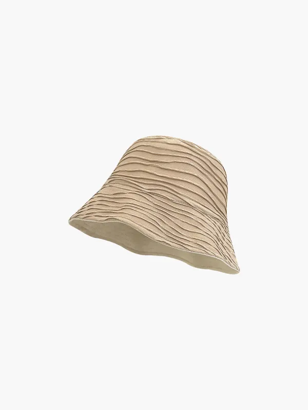 Double-Sided Texture Bucket Hat made by COMMENSE