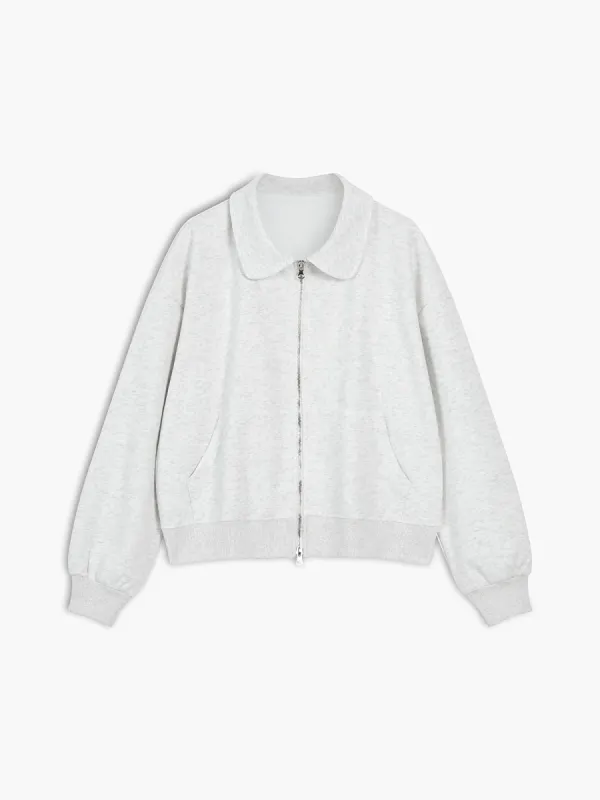 Everyday Zippered Sweatshirt sold by COMMENSE