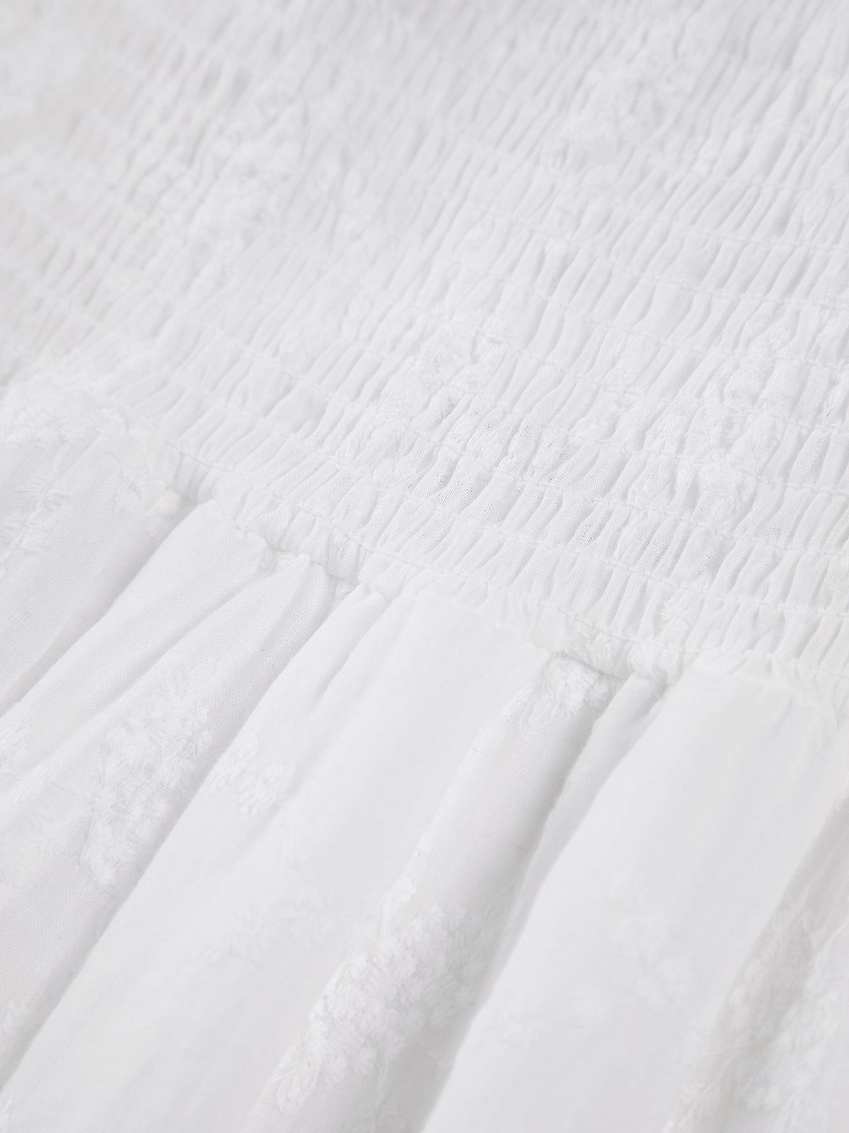 Embroidered A-Line Tube Short Dress sold by COMMENSE product image thumbnail 5