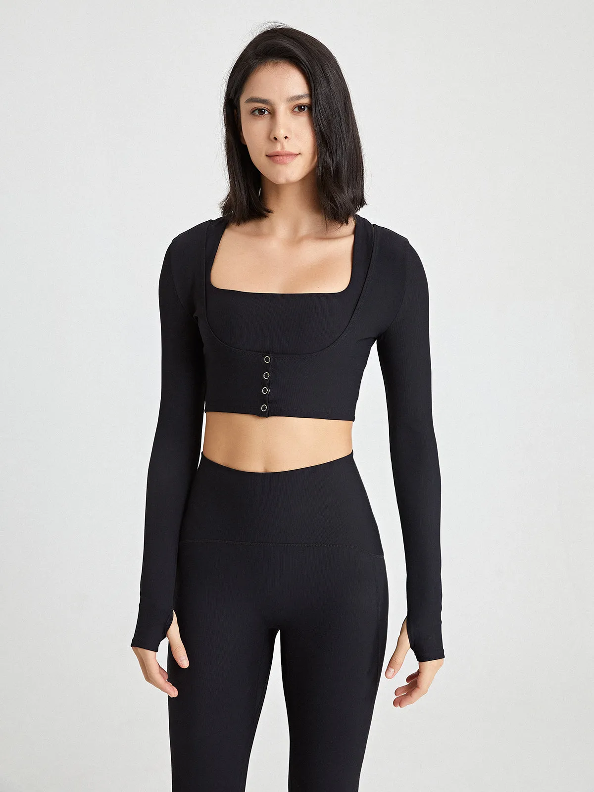 Front Button Bolero sold by COMMENSE