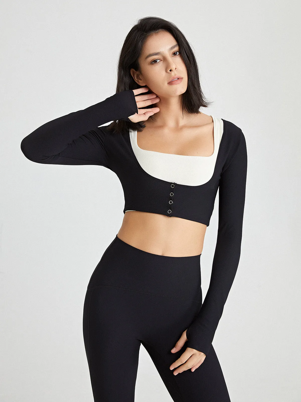 Front Button Bolero sold by COMMENSE product image thumbnail 3