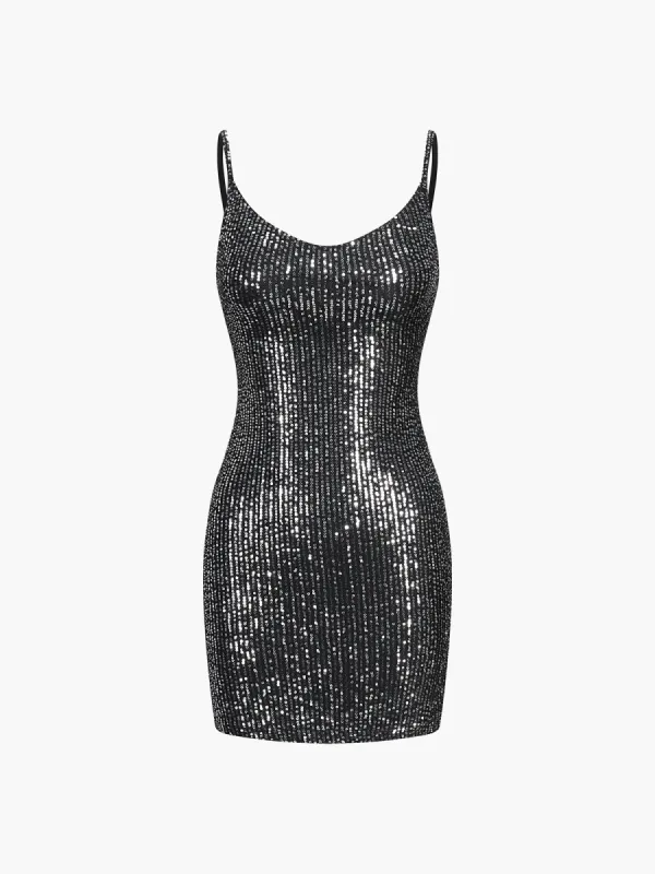 On A Night Like This Sequined Short Dress sold by COMMENSE