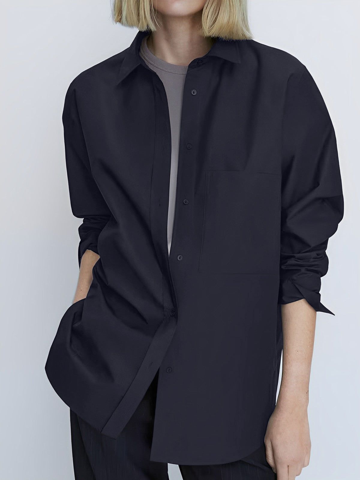 Everyday Leisure Button Down Shirt sold by COMMENSE product image thumbnail 2