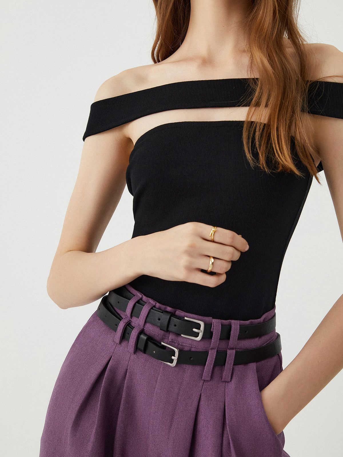 Solid Cutout Backless Top sold by COMMENSE product image thumbnail 3