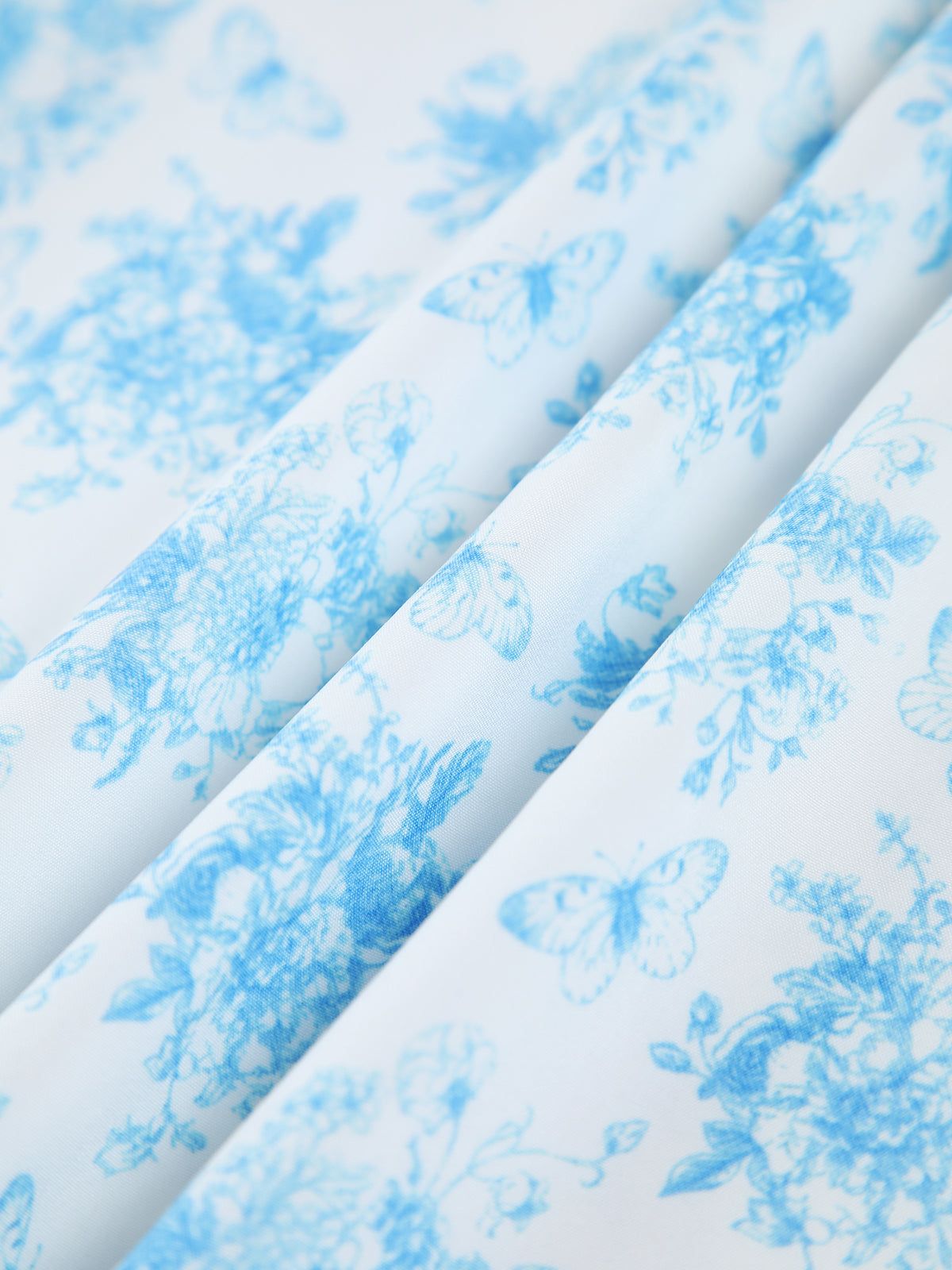 Butterfly Bouquet Floral Cup Detail Short Dress sold by COMMENSE product image thumbnail 4