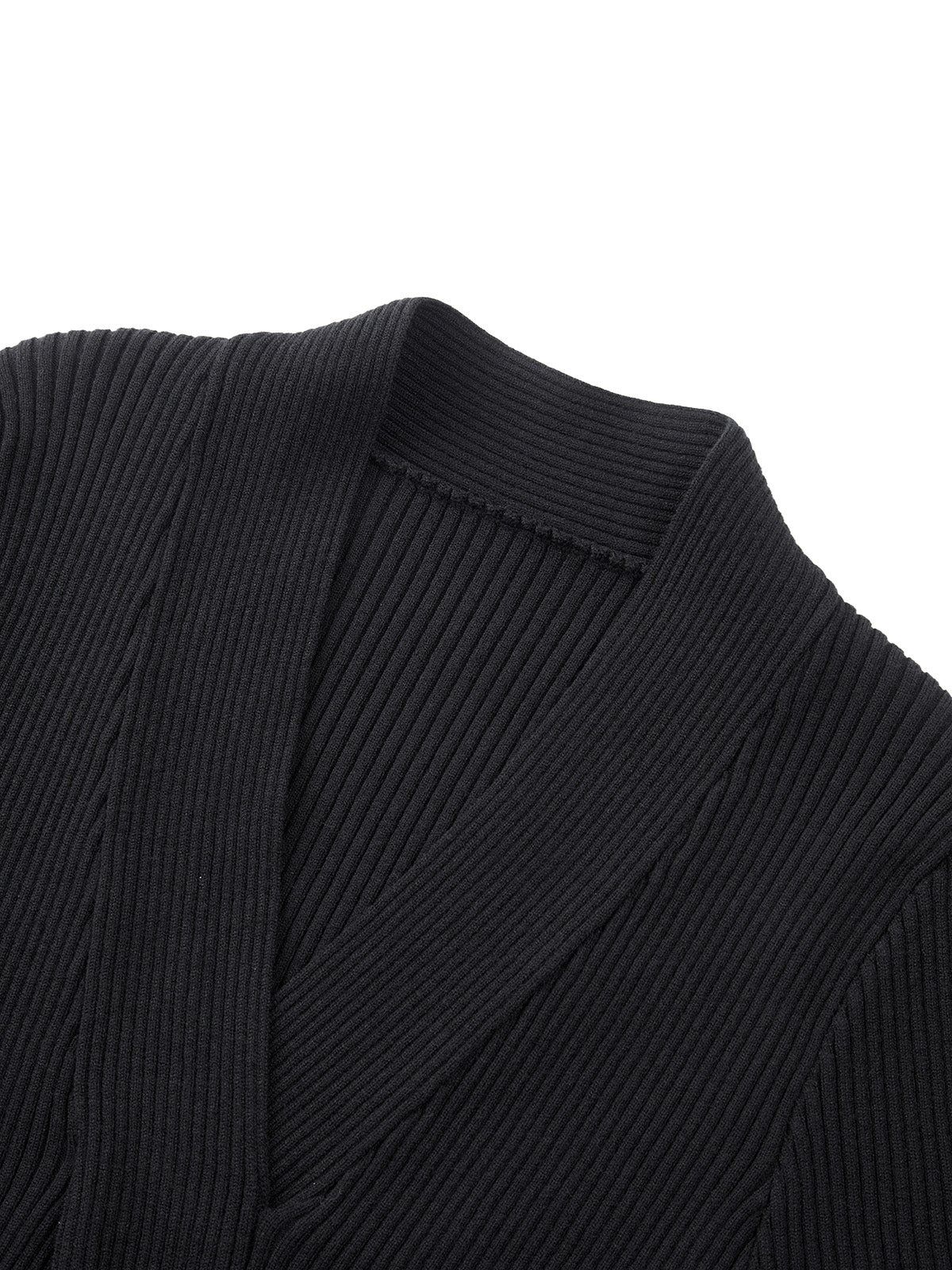 Twisted Tales Ribbed Knit Top sold by COMMENSE product image thumbnail 5