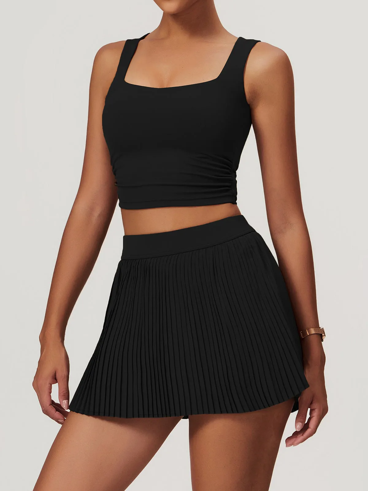 Plain Jersey Active Tank Top sold by COMMENSE product image thumbnail 4