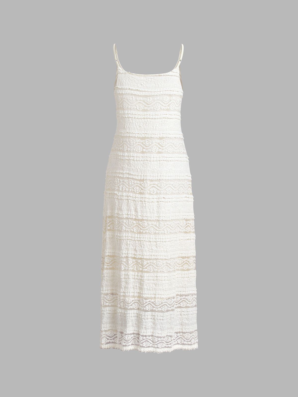Lace Midi Tank Dress sold by COMMENSE product image thumbnail 3