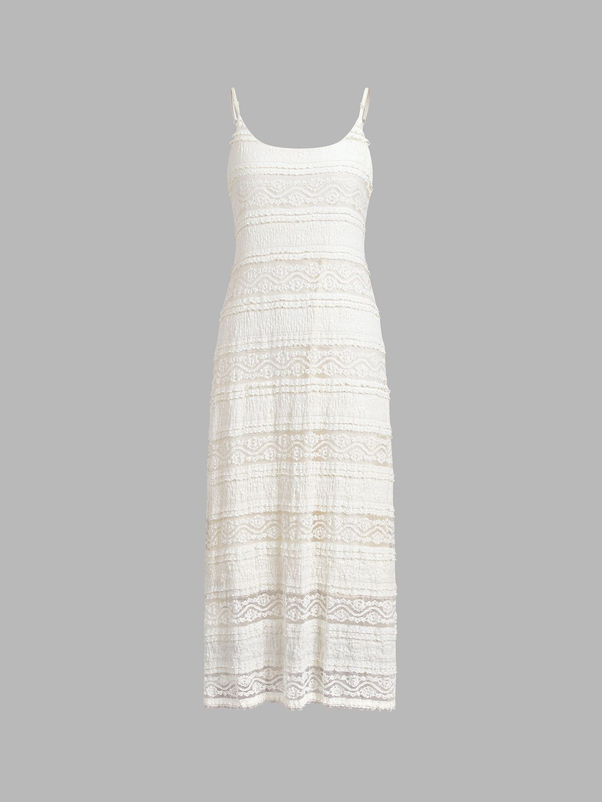 Lace Midi Tank Dress sold by COMMENSE