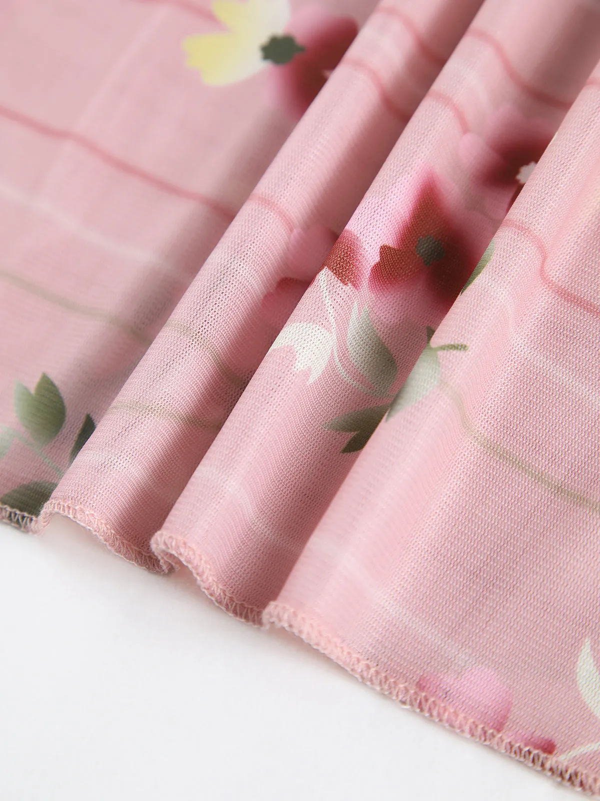 Mesh Floral Sleeveless Blouse sold by COMMENSE product image thumbnail 4