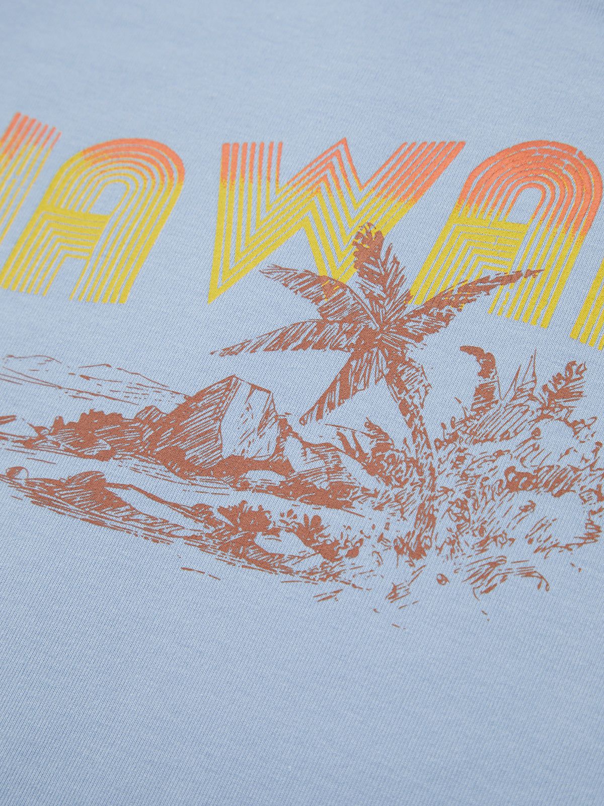Hawaii Adventure Crop Top sold by COMMENSE product image thumbnail 5