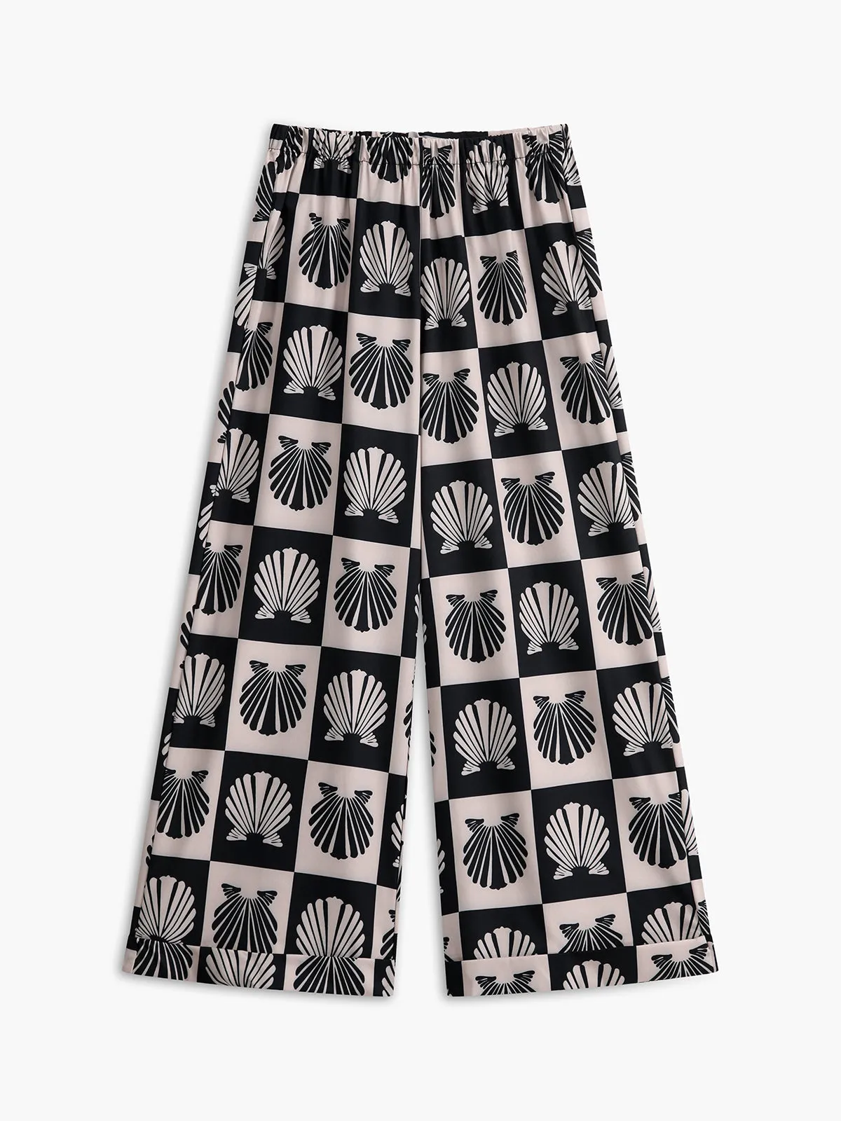 Shell Print Casual Pants Set sold by COMMENSE product image thumbnail 5