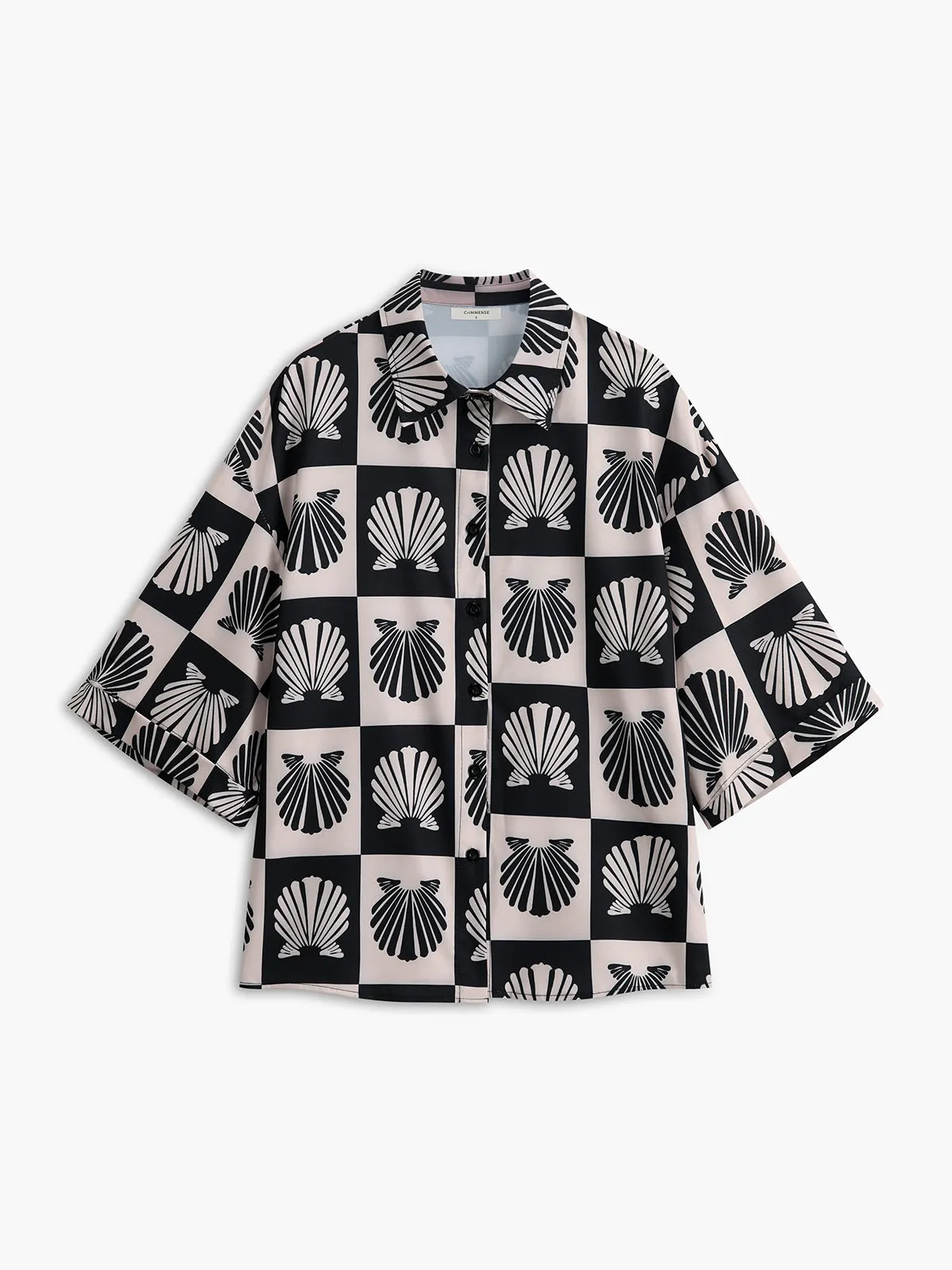 Shell Print Casual Pants Set sold by COMMENSE product image thumbnail 3