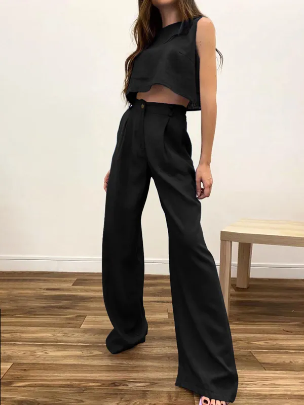 Boho Two Piece Pants Set sold by COMMENSE