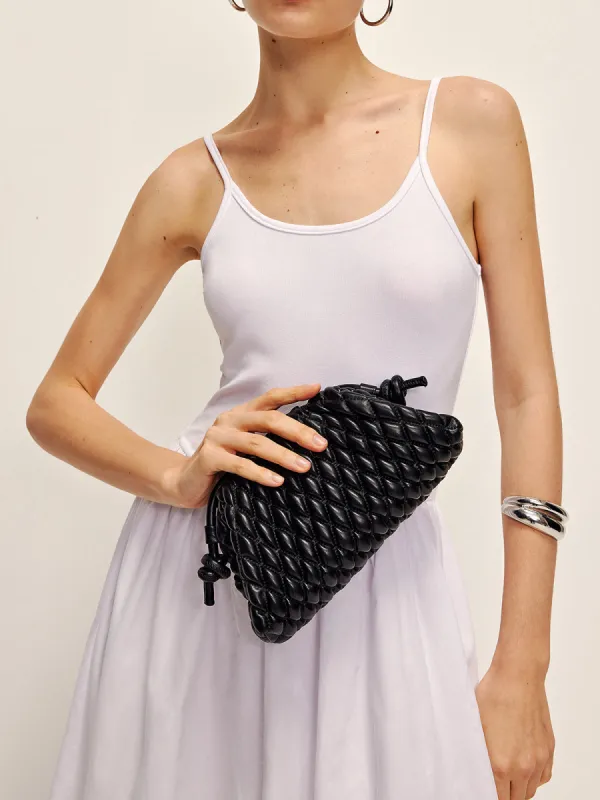 Rhombus Clutch & Shoulder Dumpling Bag sold by COMMENSE