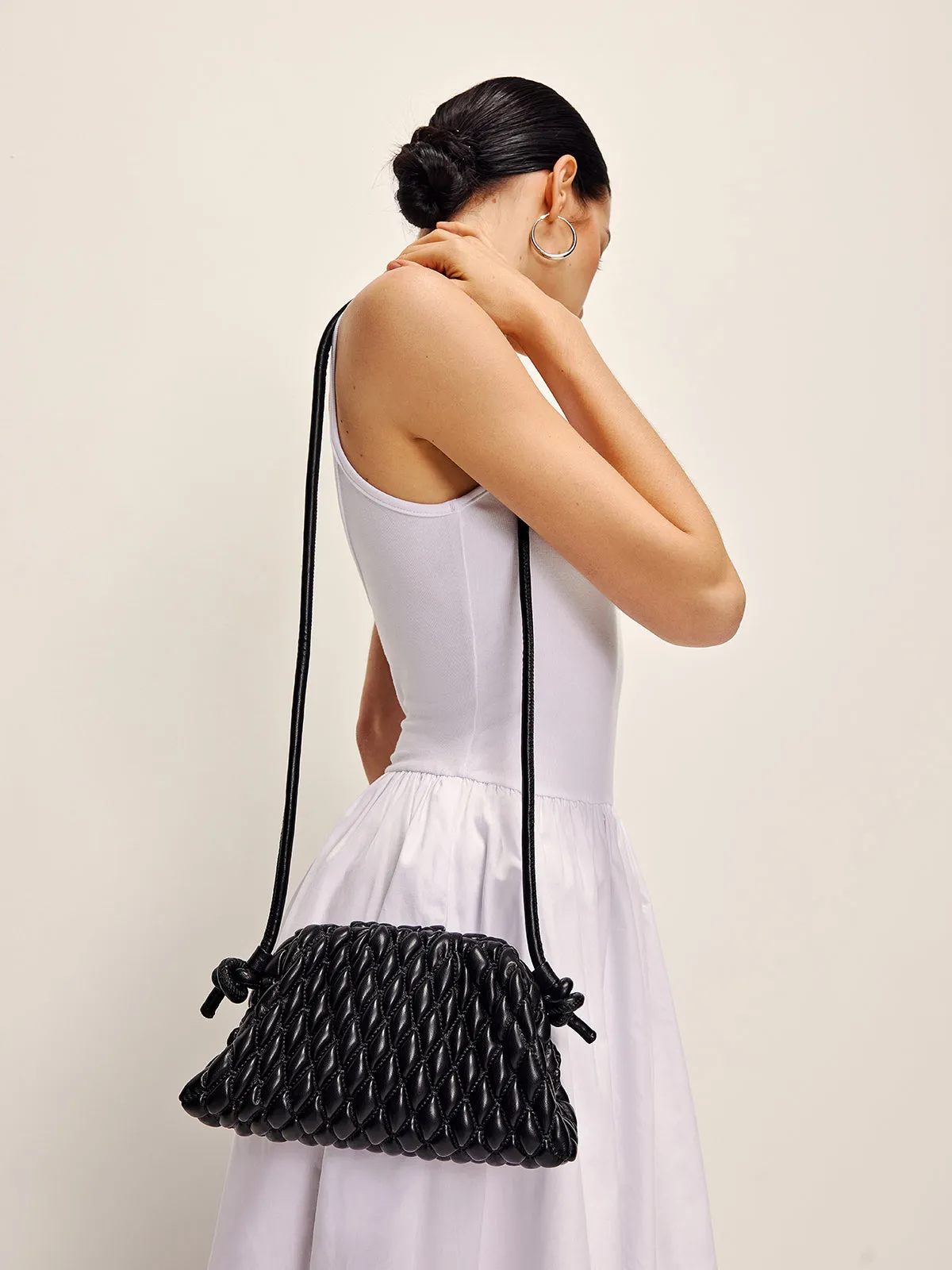 Rhombus Clutch & Shoulder Dumpling Bag sold by COMMENSE product image thumbnail 2