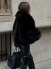 Solid Faux Fur Collar Jacket sold by COMMENSE