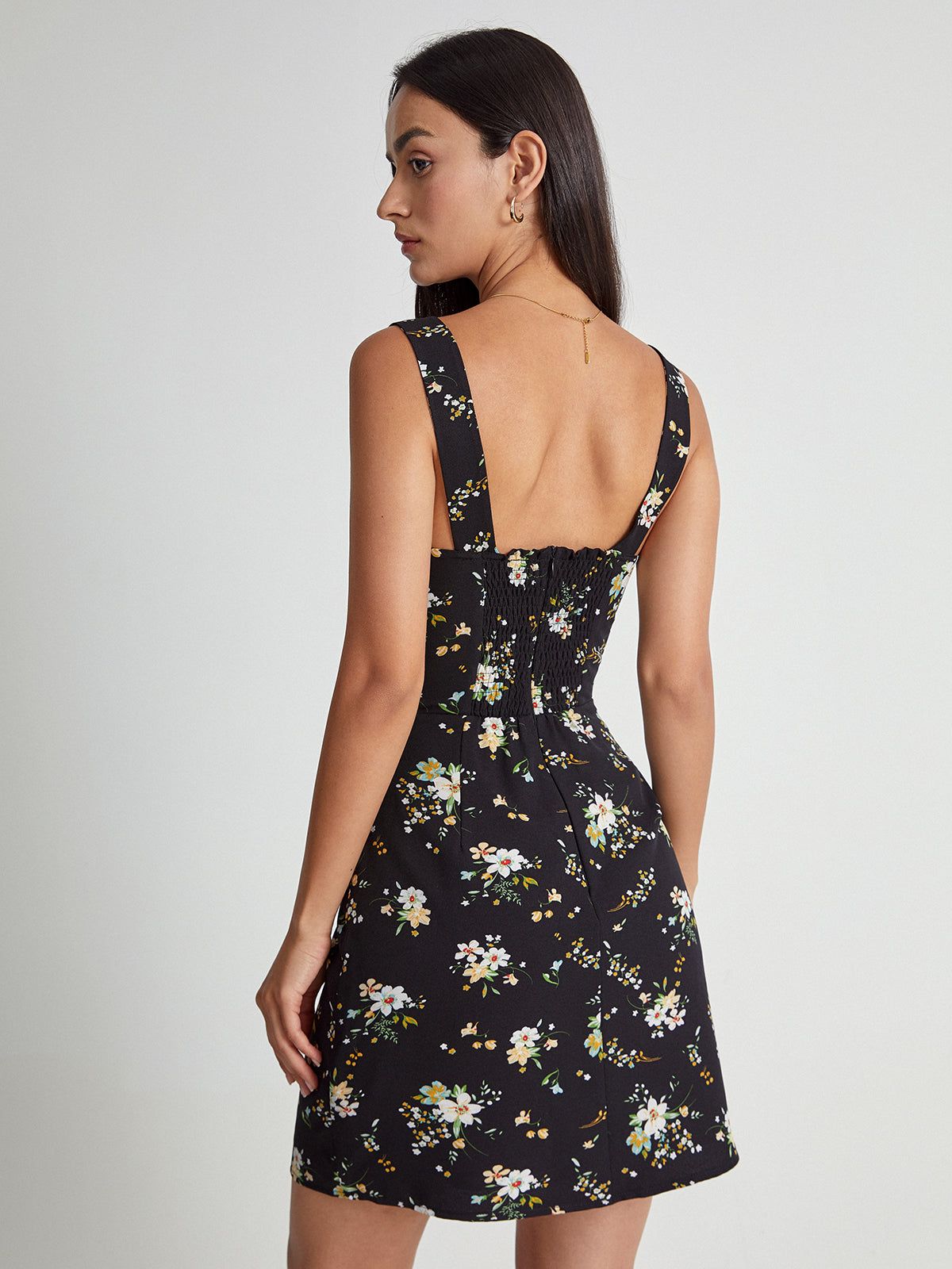 Sweetheart Lily Mini Strap Dress sold by COMMENSE product image thumbnail 5