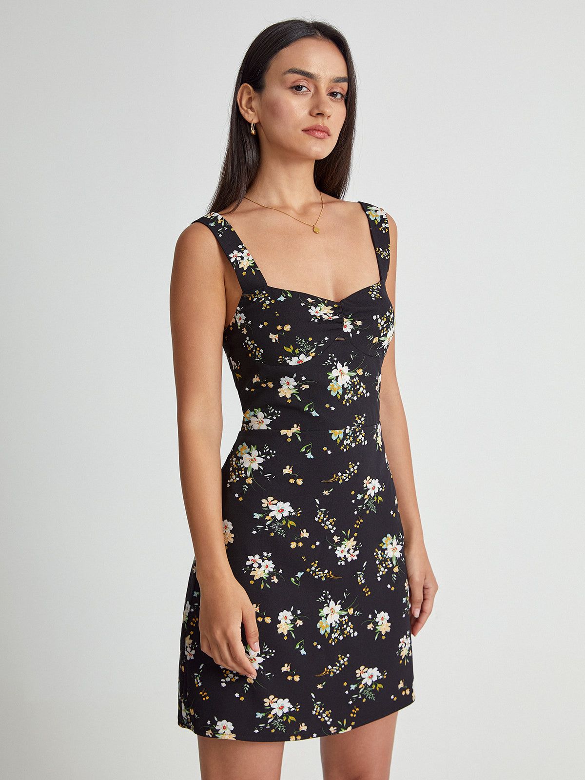 Sweetheart Lily Mini Strap Dress sold by COMMENSE product image thumbnail 2