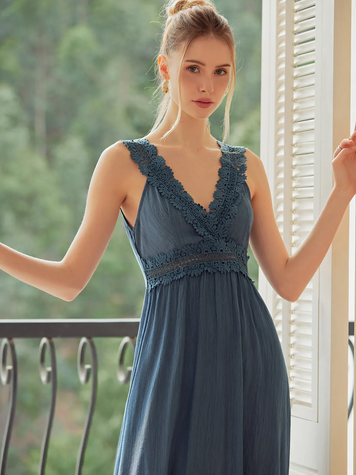 V Neck Tank Long Dress sold by COMMENSE product image thumbnail 3