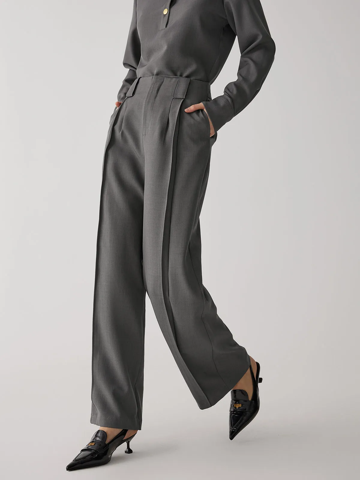 Straight Leg Suit Pants sold by COMMENSE