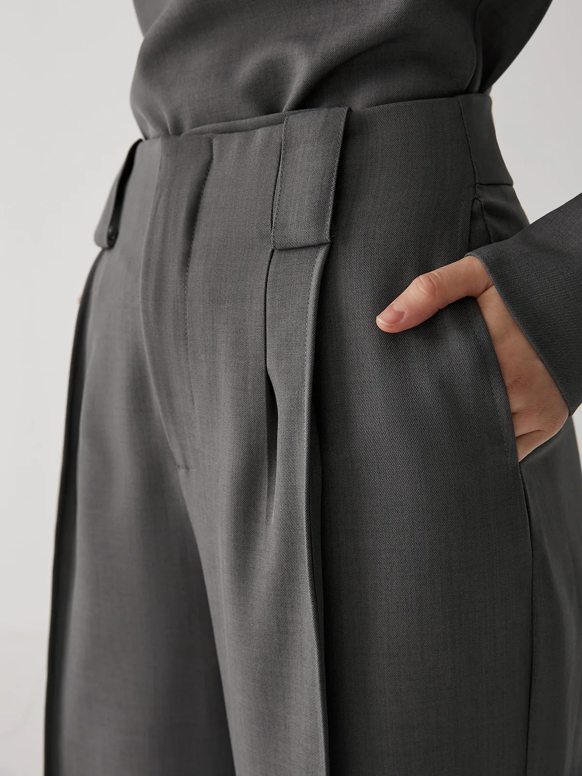 Straight Leg Suit Pants sold by COMMENSE product image thumbnail 5