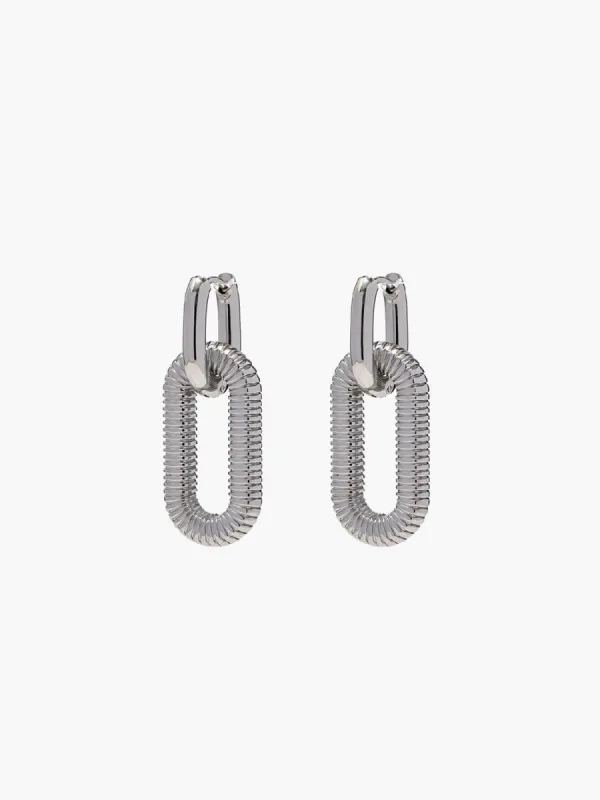 Hoop Drop Earrings sold by COMMENSE