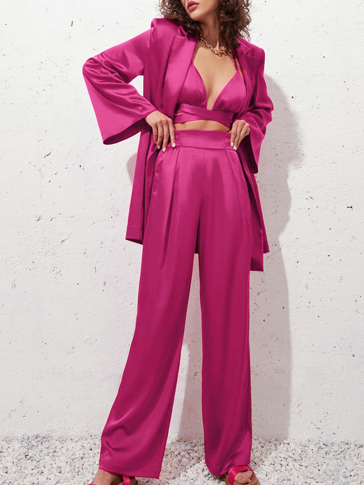 Effortless Oversized Wide Leg Pants sold by COMMENSE product image thumbnail 5