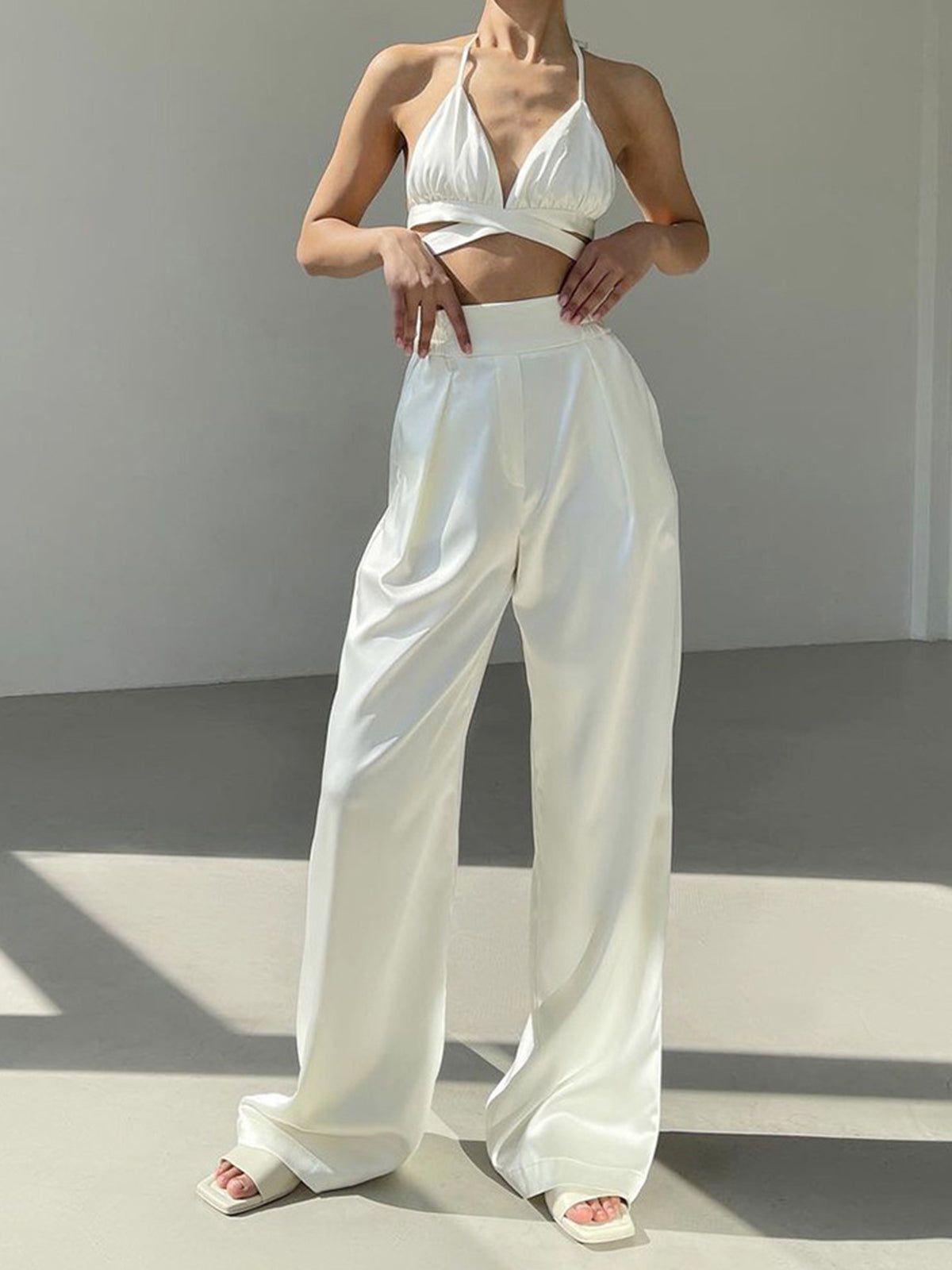 Effortless Oversized Wide Leg Pants sold by COMMENSE product image thumbnail 2