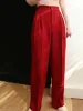 Middle Waist Pleated Tapered Pants sold by COMMENSE