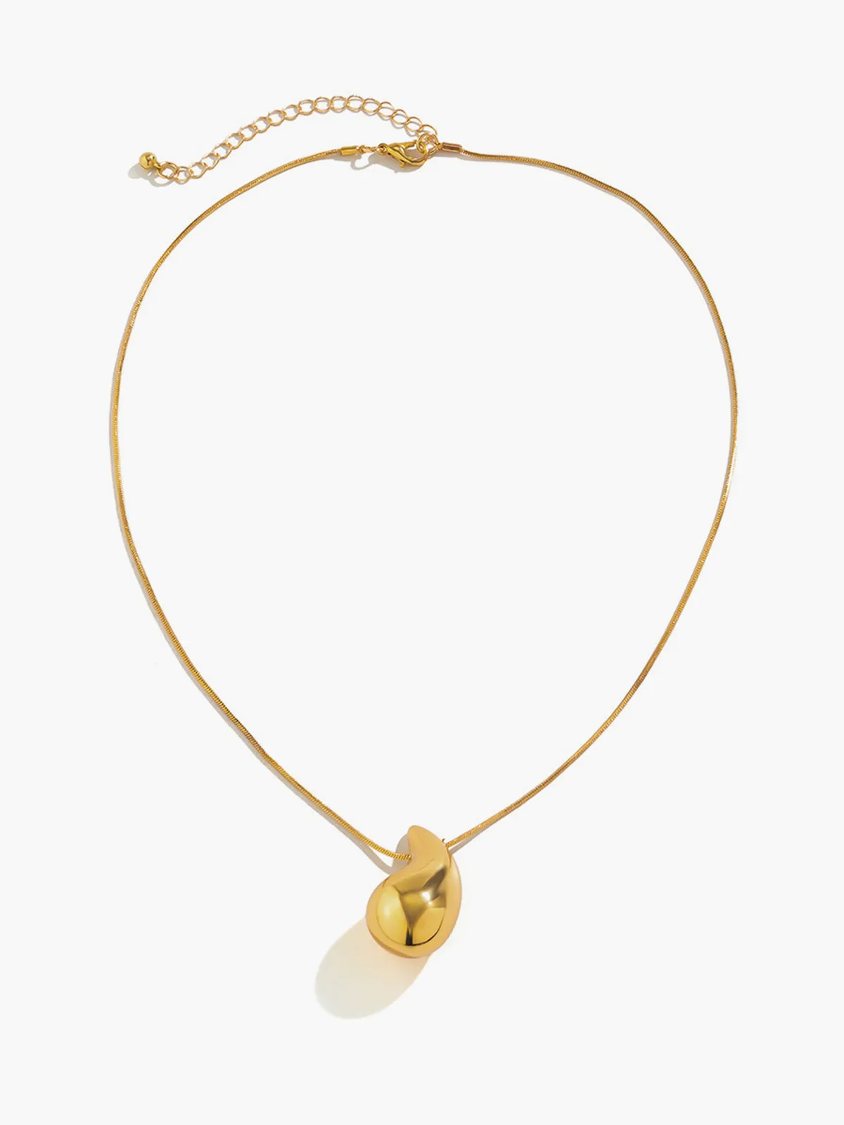 Glossy Comma Pendant Necklace sold by COMMENSE product image thumbnail 2