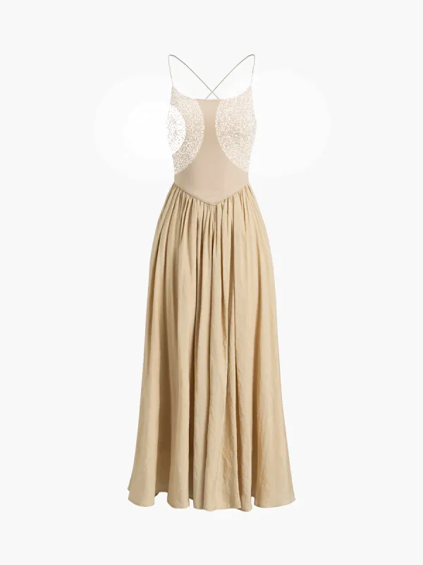 Open Back Midi Tank Dress made by COMMENSE