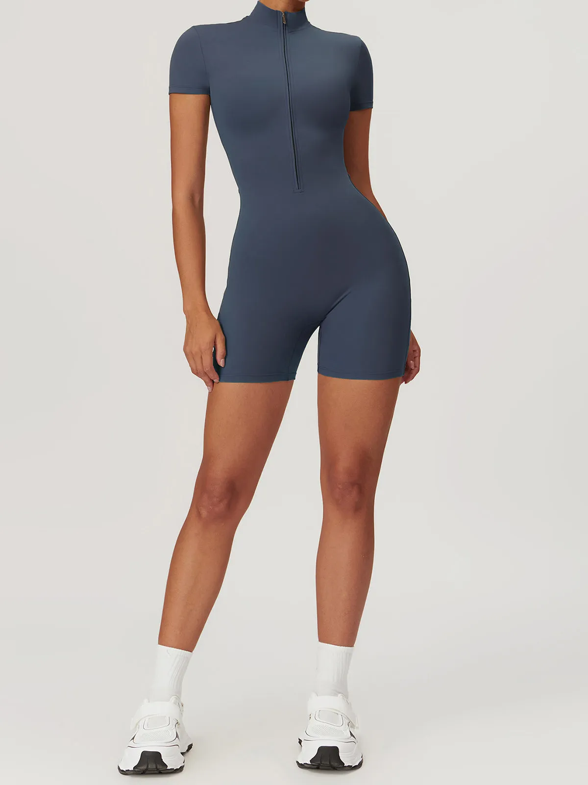 Zipper Seamless Romper sold by COMMENSE product image thumbnail 4