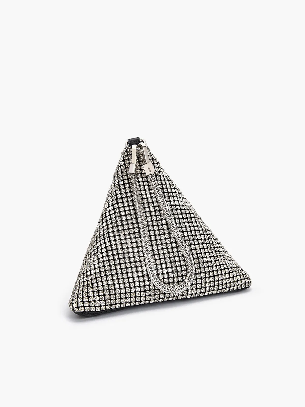 Rhinestone Triangle Mini Bag sold by COMMENSE product image thumbnail 5