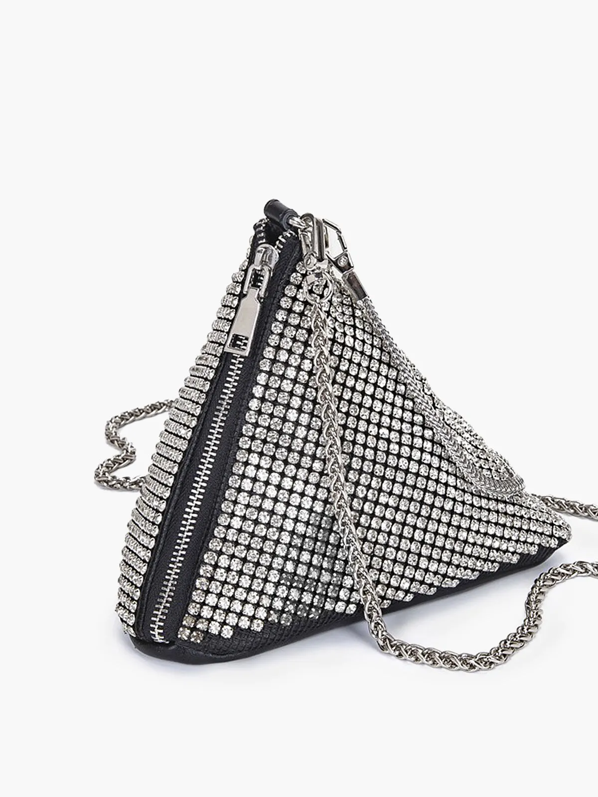 Rhinestone Triangle Mini Bag sold by COMMENSE product image thumbnail 2