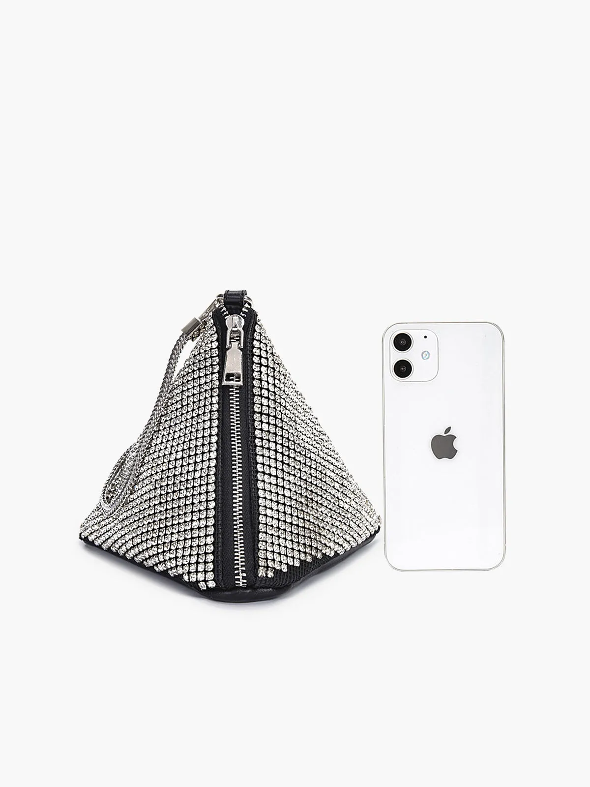 Rhinestone Triangle Mini Bag sold by COMMENSE product image thumbnail 3