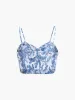 Seaside Joy Print Twist Detail Skirt Set sold by COMMENSE