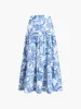Seaside Joy Print Twist Detail Skirt Set sold by COMMENSE