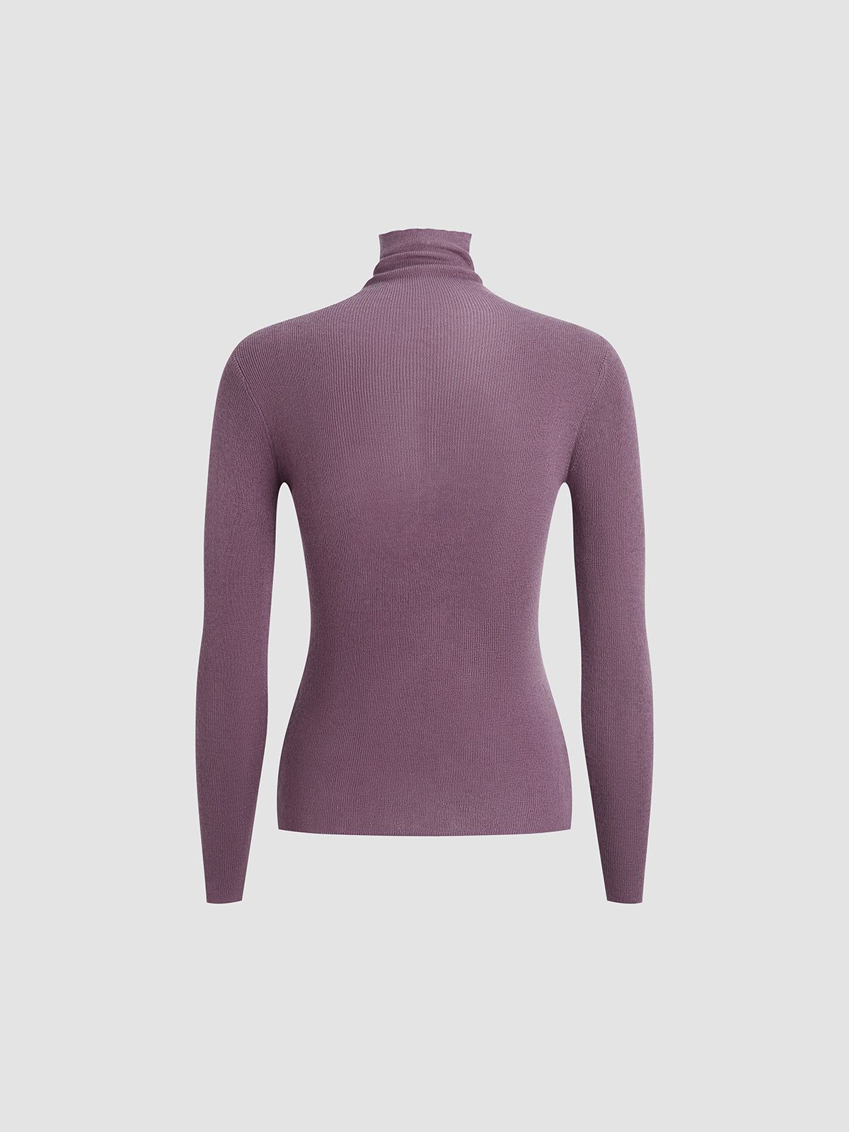 Solid Mockneck Long Sleeve Knit Top sold by COMMENSE product image thumbnail 6