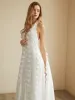 Rosette Halter Long Dress sold by COMMENSE