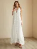 Rosette Halter Long Dress sold by COMMENSE